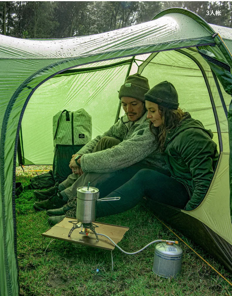 Naturehike Extended Camping Tunnel Tent Waterproof