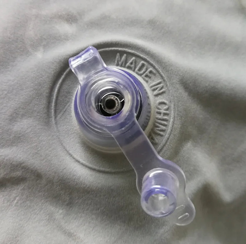 Inflatable Foot / Leg Rest. 2 Compartments, Also Extends plane Seat into Small Child's Bed