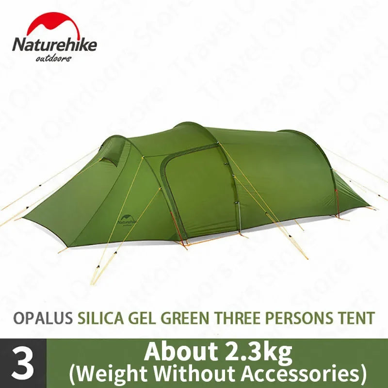 Naturehike Extended Camping Tunnel Tent Waterproof