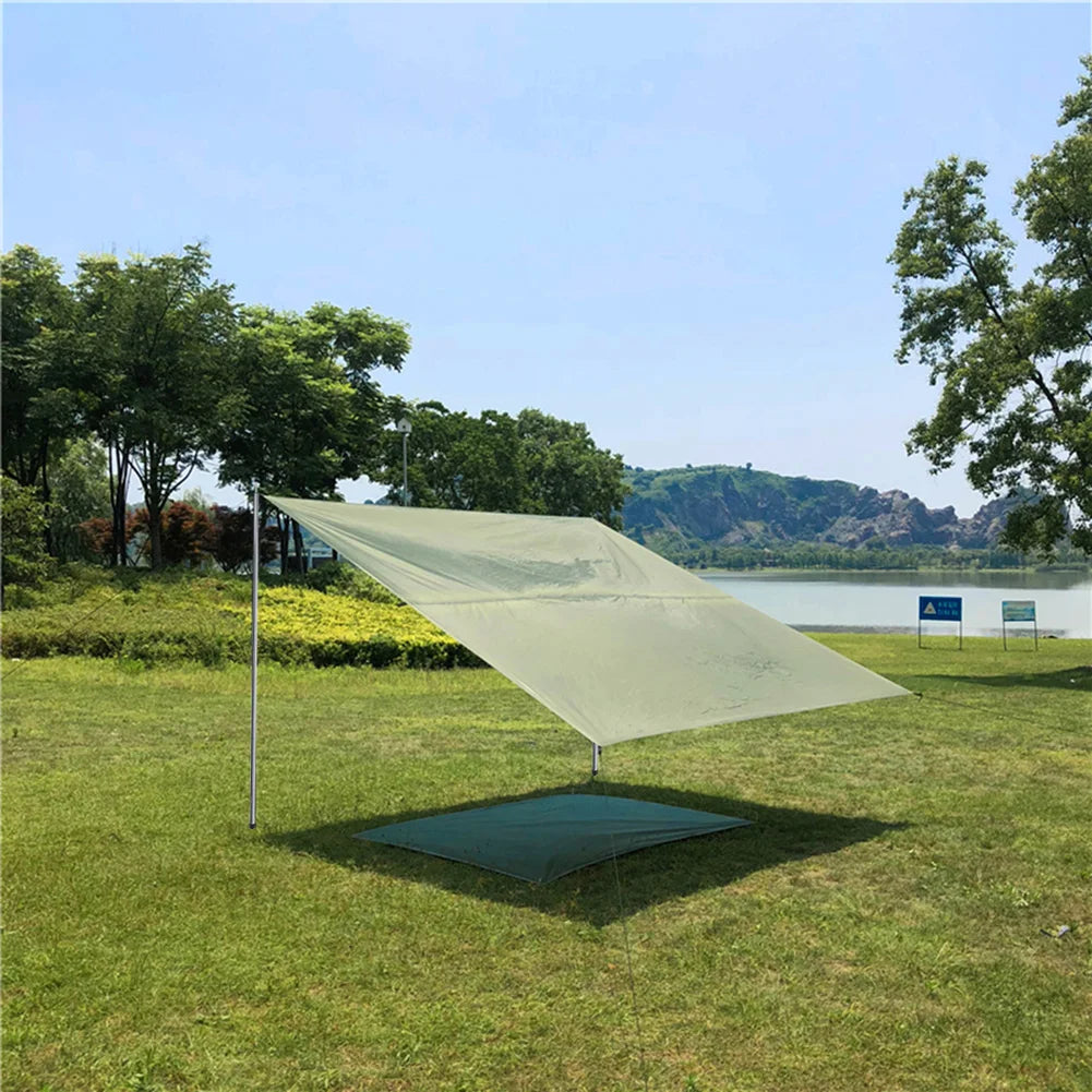 Set of 2 Adjustable Tarp Poles for Shelter . Comes With Pegs & Ropes