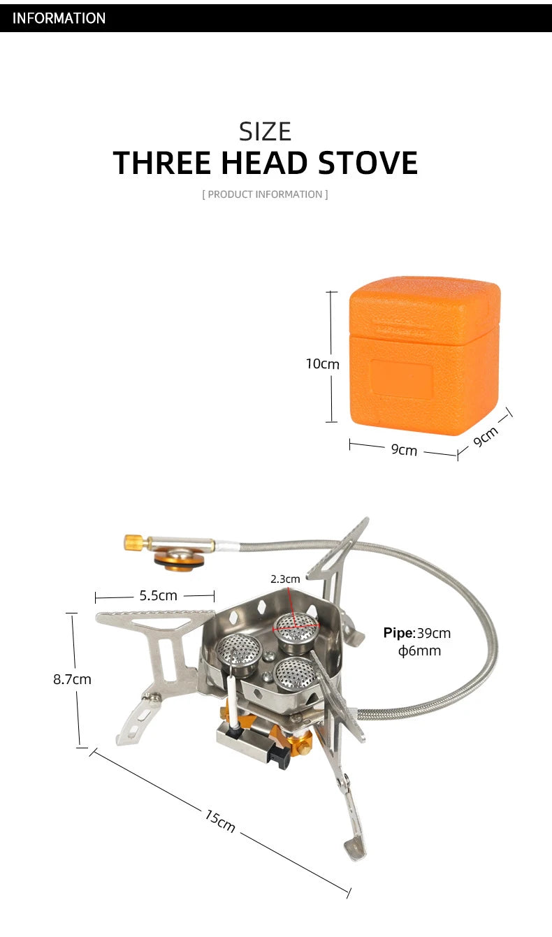 Camping Backpacking Foldable Gas Stove