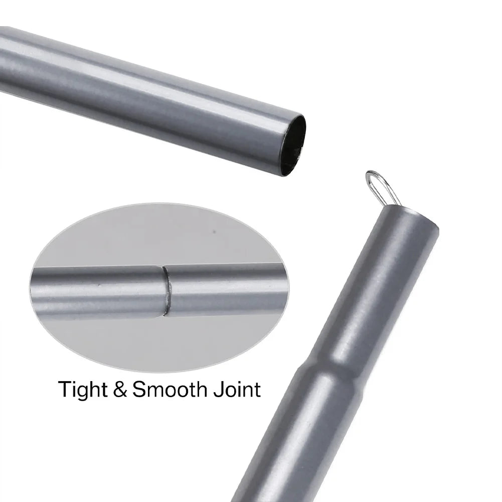 Set of 2 Adjustable Tarp Poles for Shelter . Comes With Pegs & Ropes