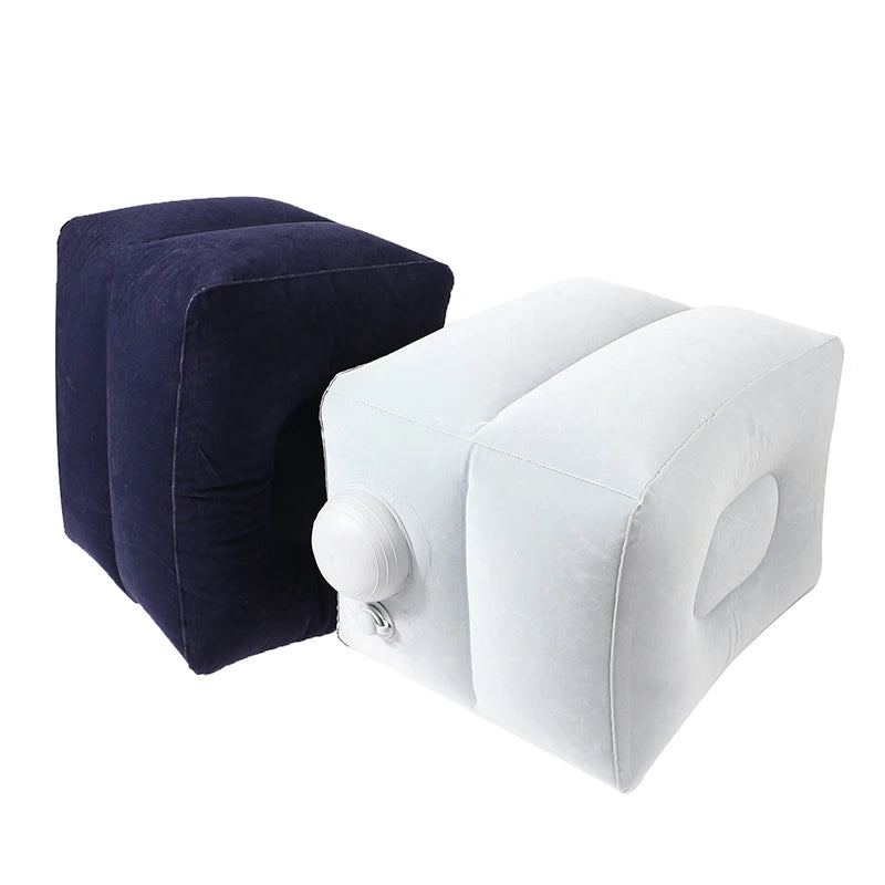 Inflatable Travel Foot Rest also serves as a seat extension making a small child's bed