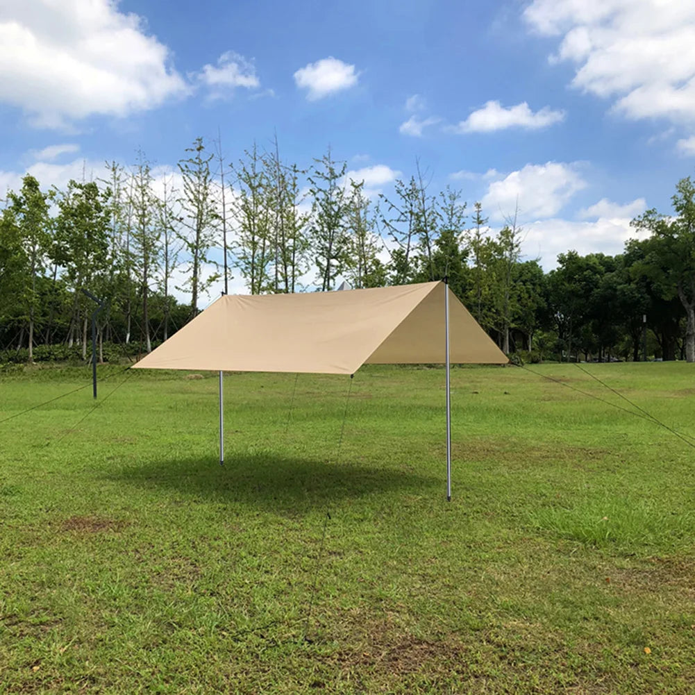 Set of 2 Adjustable Tarp Poles for Shelter . Comes With Pegs & Ropes