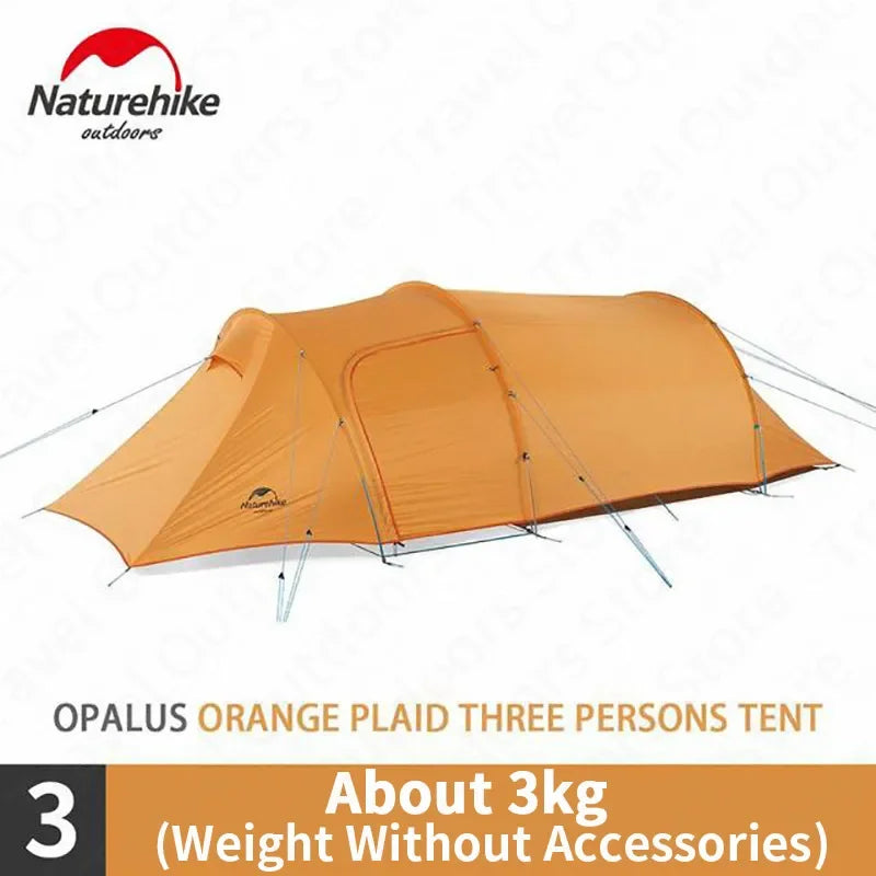 Naturehike Extended Camping Tunnel Tent Waterproof