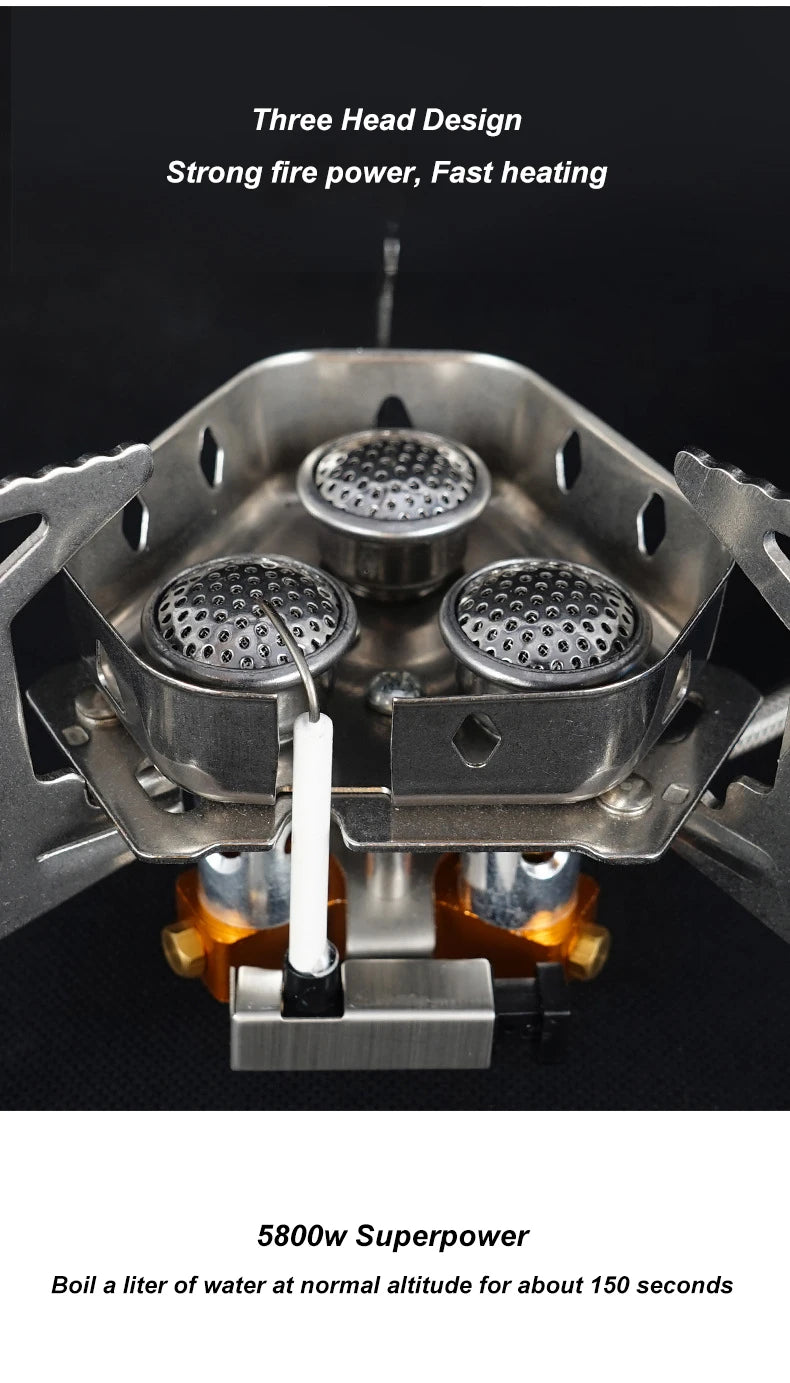Camping Backpacking Foldable Gas Stove