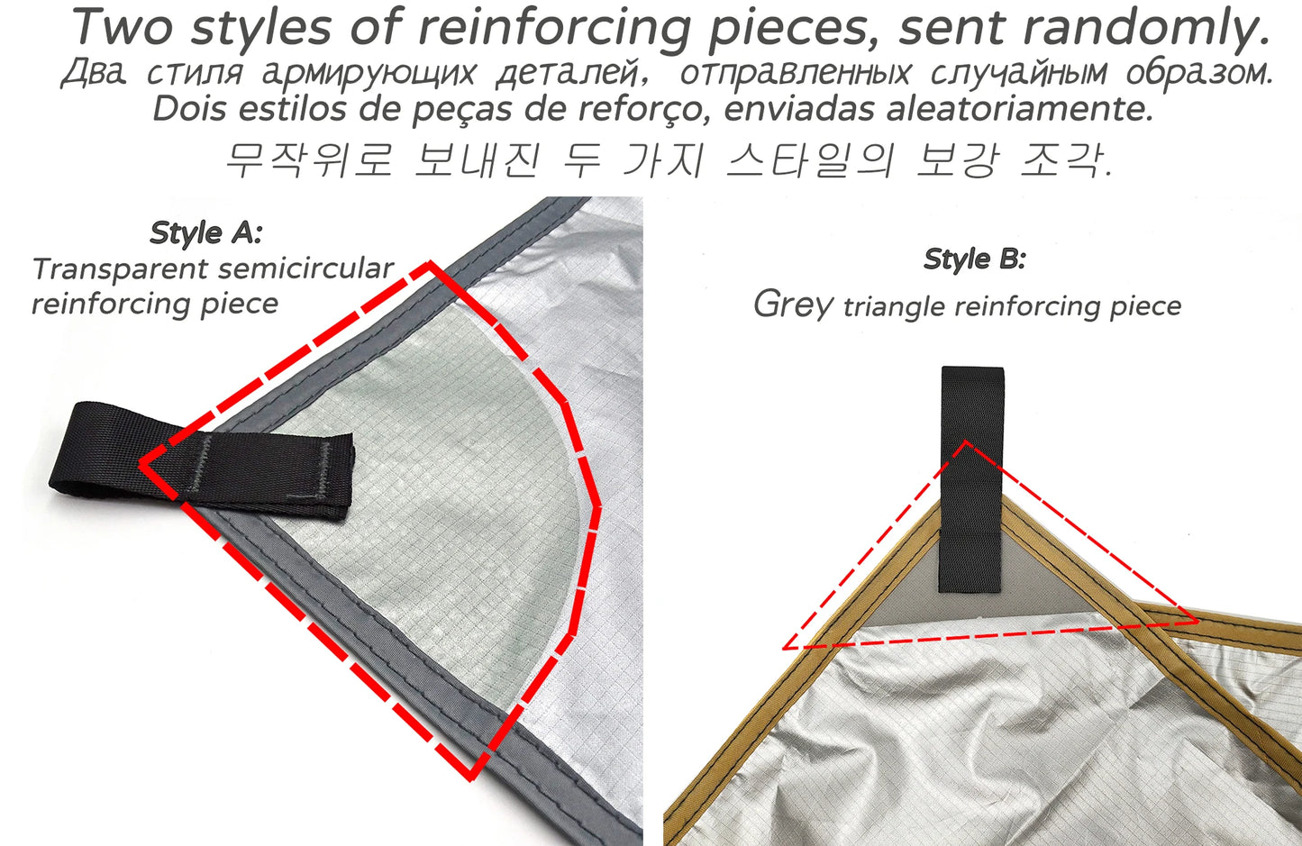Waterproof Tent Tarp 19 Hang Points Survival Tent Outdoor Camping Tactical Sun Shelter 4x4 3x4 3x3 Lightweight Sunshade Awning