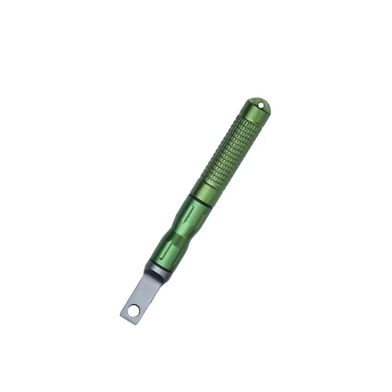 Portable Magnesium Fire Starter Stick with Wooden Handle for Camping. striker attached