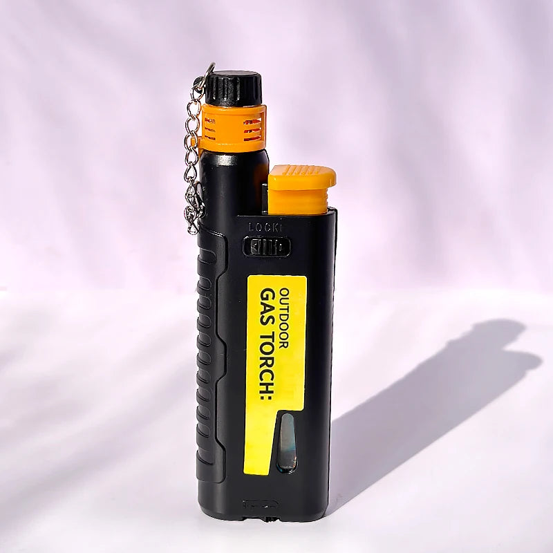 Windproof Camping lighter with telescoping tip for convenience