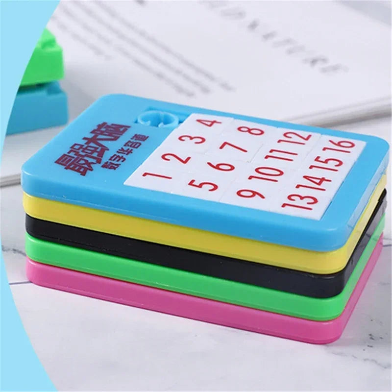 Sliding Tile Picture and Number Puzzles For Children on Long Trips