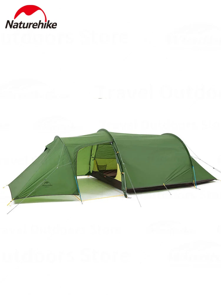 Naturehike Extended Camping Tunnel Tent Waterproof
