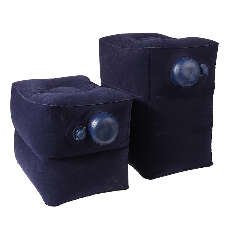 Inflatable Travel Foot Rest also serves as a seat extension making a small child's bed