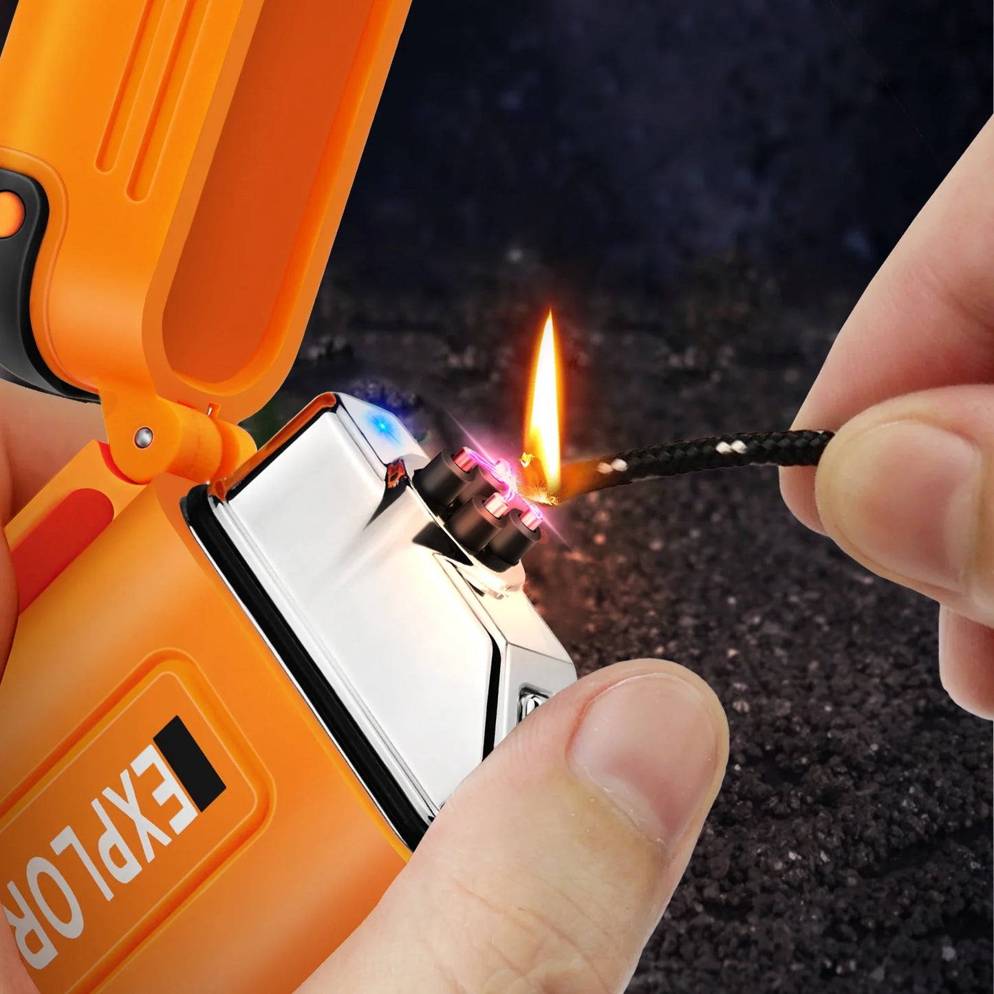 USB Rechargeable Windproof Plasma Lighter