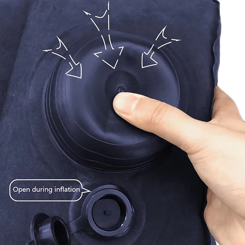 Inflatable Travel Foot Rest also serves as a seat extension making a small child's bed