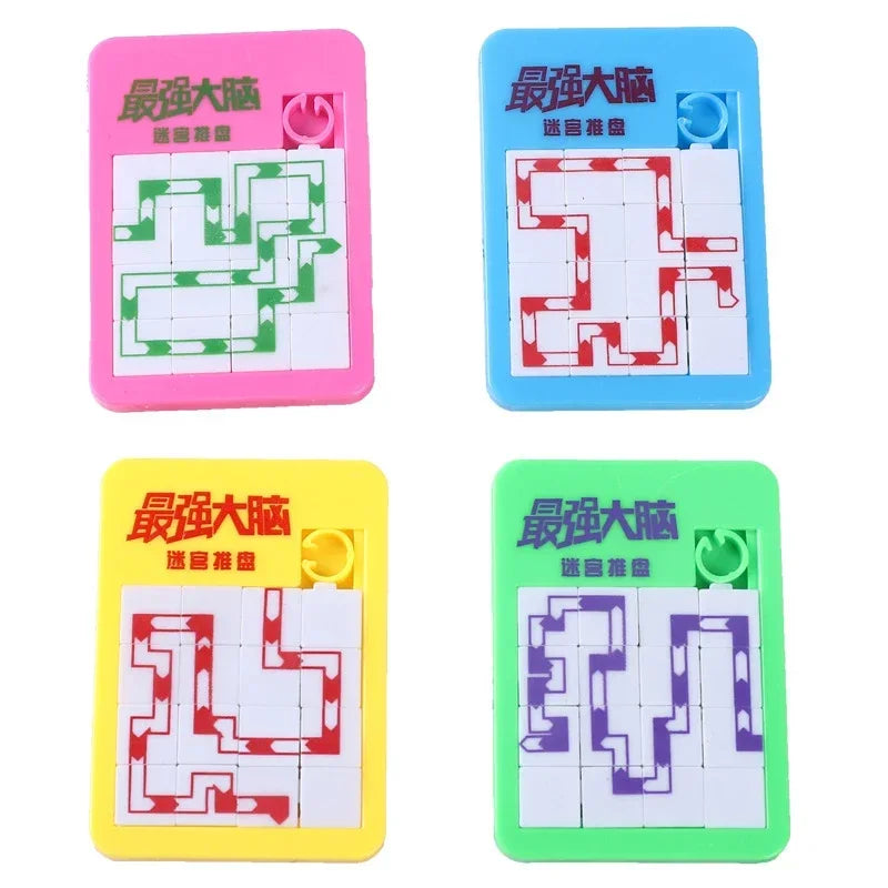 Sliding Tile Picture and Number Puzzles For Children on Long Trips