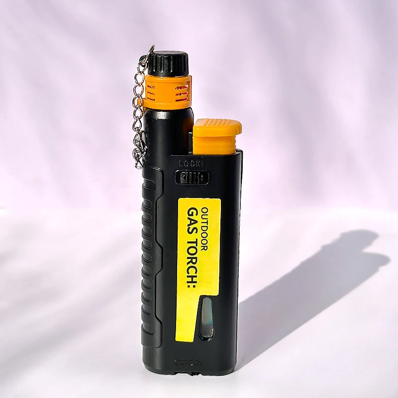 Windproof Camping lighter with telescoping tip for convenience