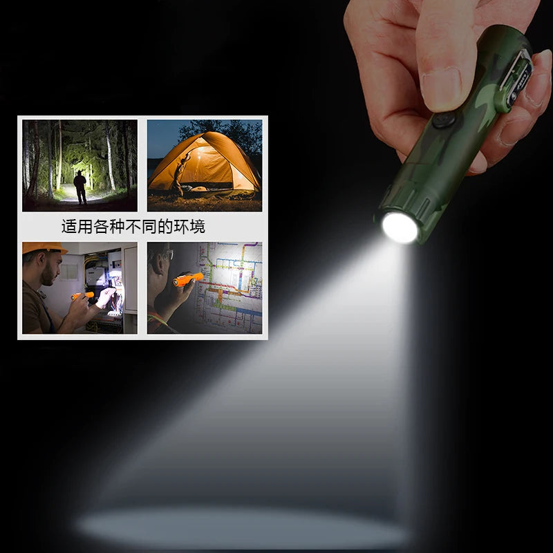 Plasma Lighter With Flashlight & Compass Waterproof and Windproof
