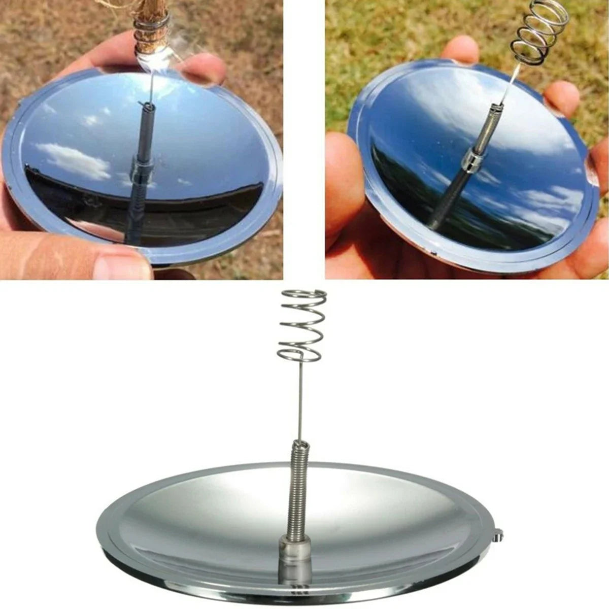 Outdoor Solar Ignition Fire Starter Kit - Windproof, Waterproof, Portable for Travel, Camping, Hiking, Wilderness Survival Tools