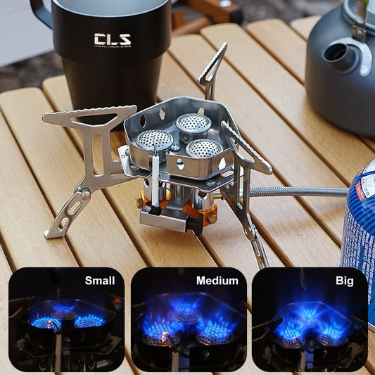Camping Backpacking Foldable Gas Stove