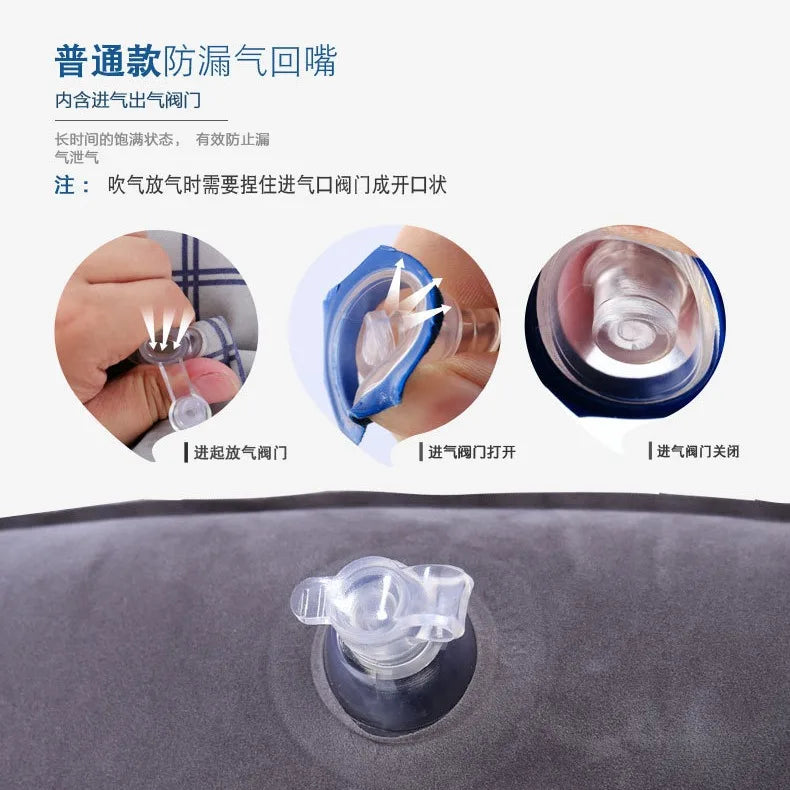inflatable Travel Pillow Sleeping Artifact Sitting in Cars, Planes, Trains