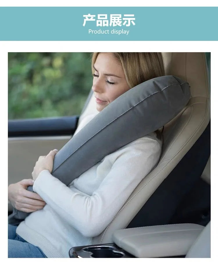 inflatable Travel Pillow Sleeping Artifact Sitting in Cars, Planes, Trains