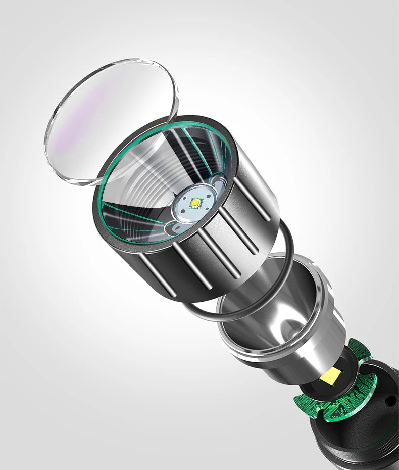Plasma Lighter With Flashlight & Compass Waterproof and Windproof