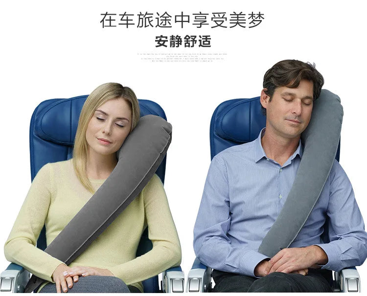 inflatable Travel Pillow Sleeping Artifact Sitting in Cars, Planes, Trains