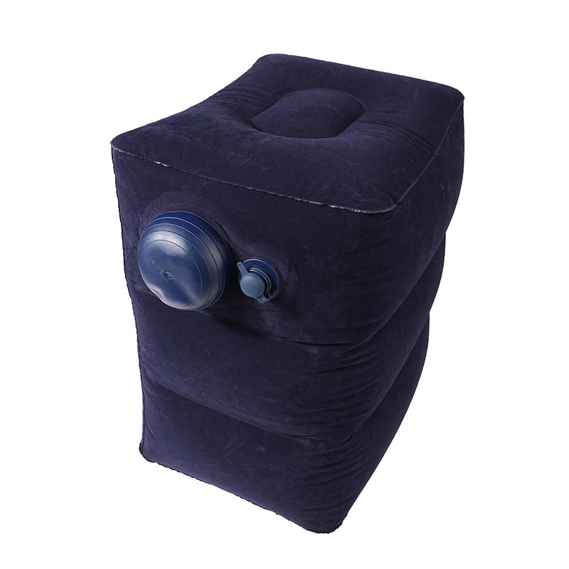 Inflatable Travel Foot Rest also serves as a seat extension making a small child's bed