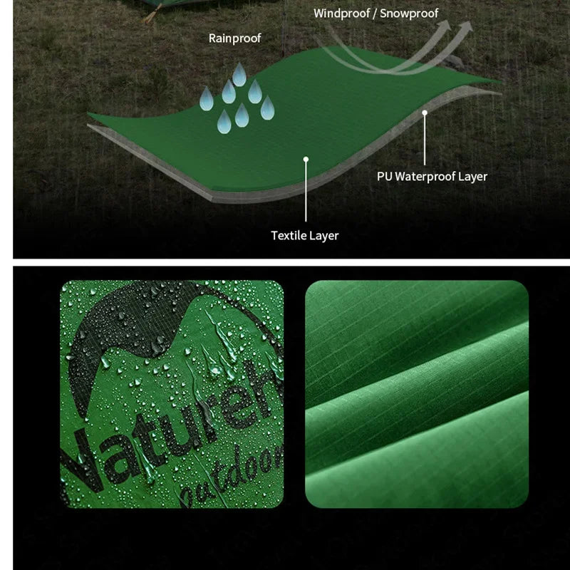 Naturehike Extended Camping Tunnel Tent Waterproof