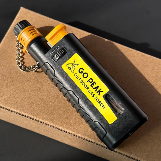 Windproof Camping lighter with telescoping tip for convenience