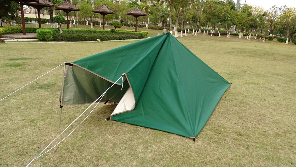 Camping Awning 19 Hang Points Tent Tarp Survival Sun Shelter Shade Canopy Outdoor Backpacking Tent Waterproof SunShade Trip
