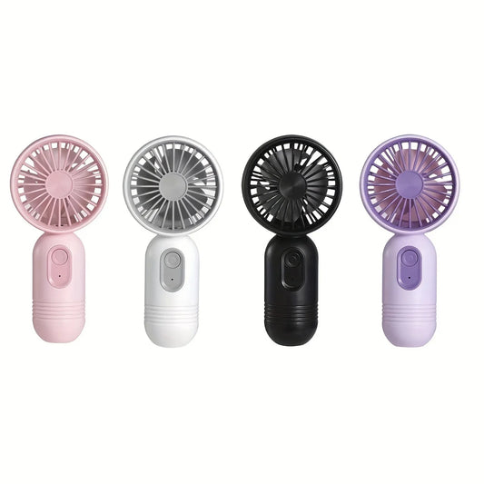 Mini portable  handheld fan, USB charging, 3-speed